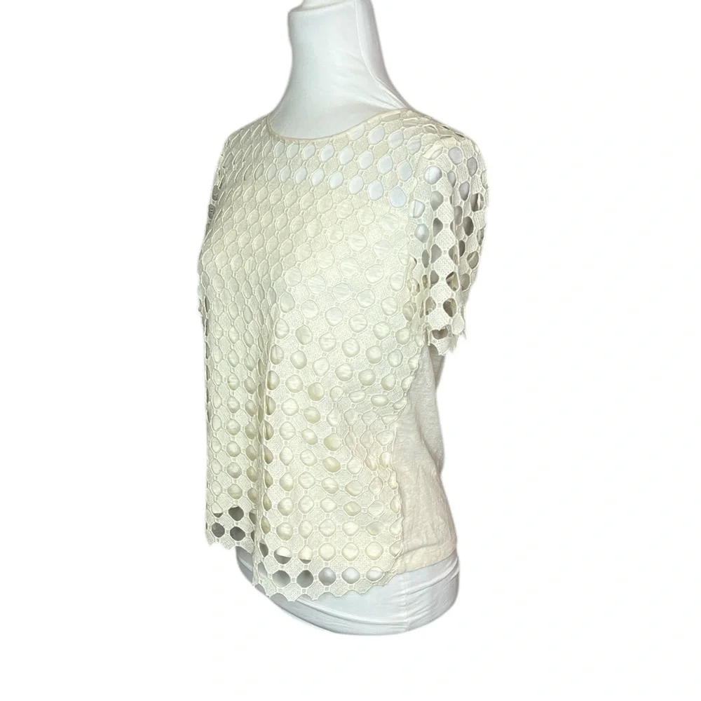 Tory Burch Elegant Cream Blouse
